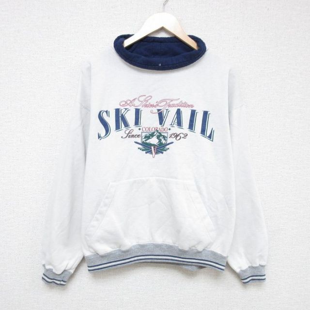 ベイル 90s 長袖スウェット タートルネック ホワイト XL | 古着