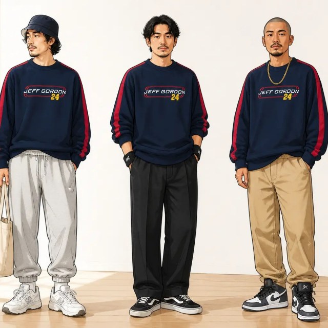 古着通販 XL☆古着 長袖 スウェット メンズ 00年代 00s ジェフゴードン