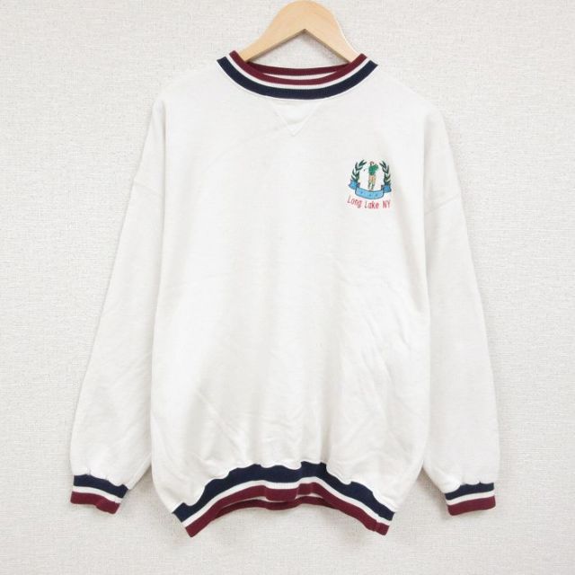 90s 長袖スウェット ゴルフ ホワイト XL | 古着