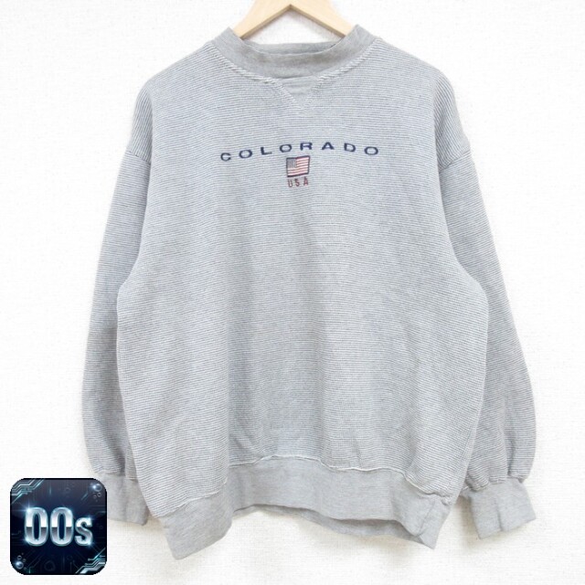 コロラド 00s 長袖スウェット USAロゴ グレー XL | 古着