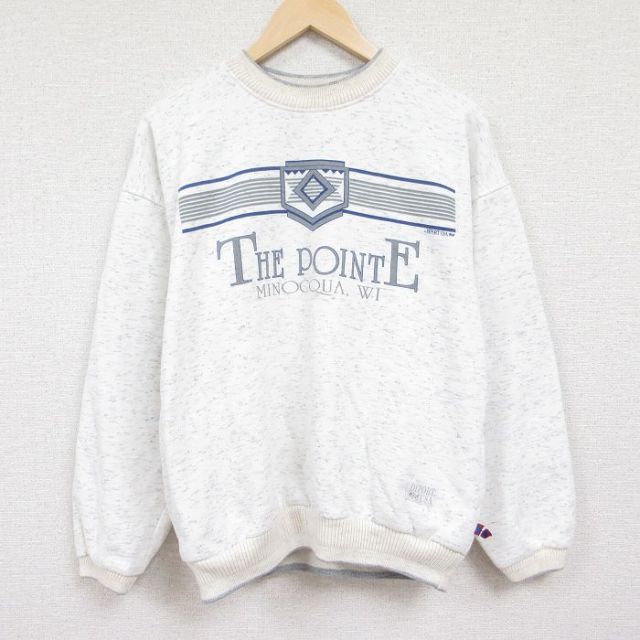 ミノクア 90s 長袖スウェット 霜降り グレー XL | 古着