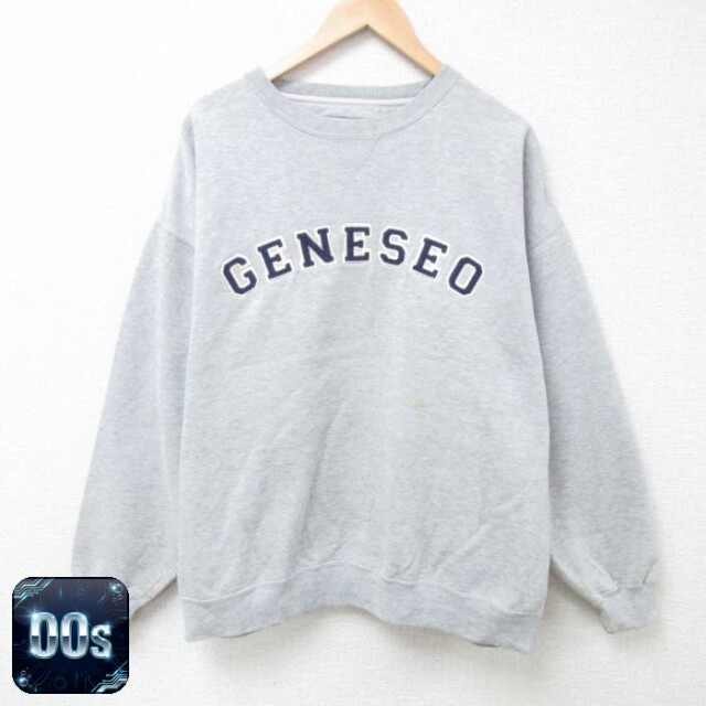 00s 長袖スウェット GENESEO グレー XL | 古着