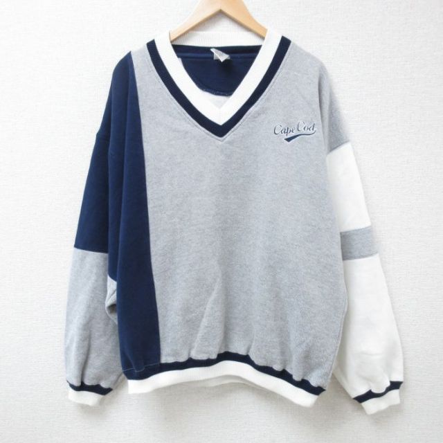 00s 長袖スウェット 霜降り グレー XL | 古着