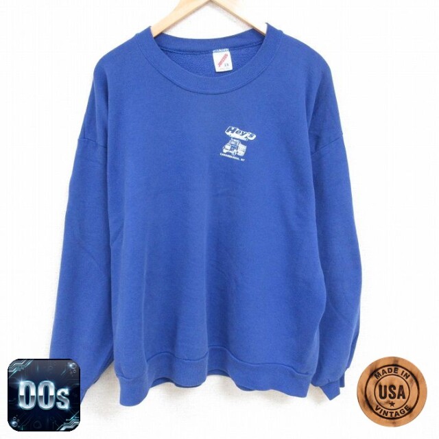 ジャージーズ 00s 長袖スウェット トラック ネイビー XL | 古着