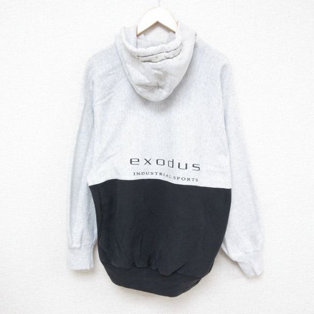 00s 長袖パーカー exodus グレー XL | 古着