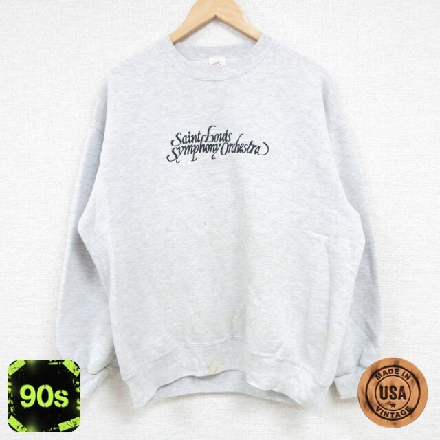 ジャージーズ 90s 長袖スウェット セントルイス グレー L | 古着
