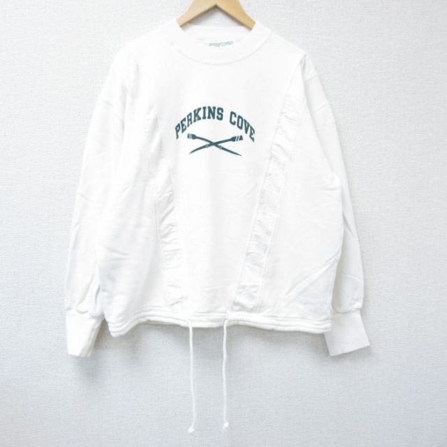 PERKINS COVE 長袖スウェット ホワイト XL | 古着