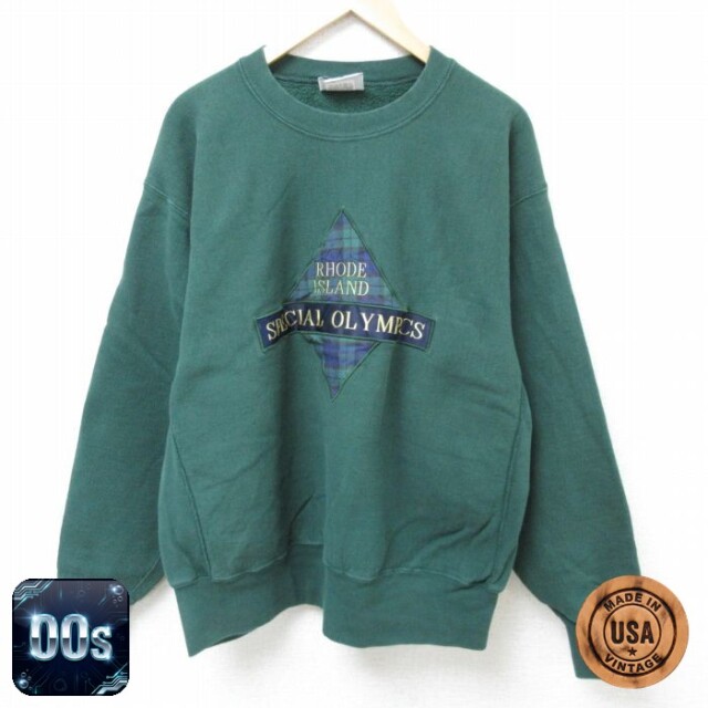 リー 00s 長袖スウェット オリンピック濃グリーン XL | 古着