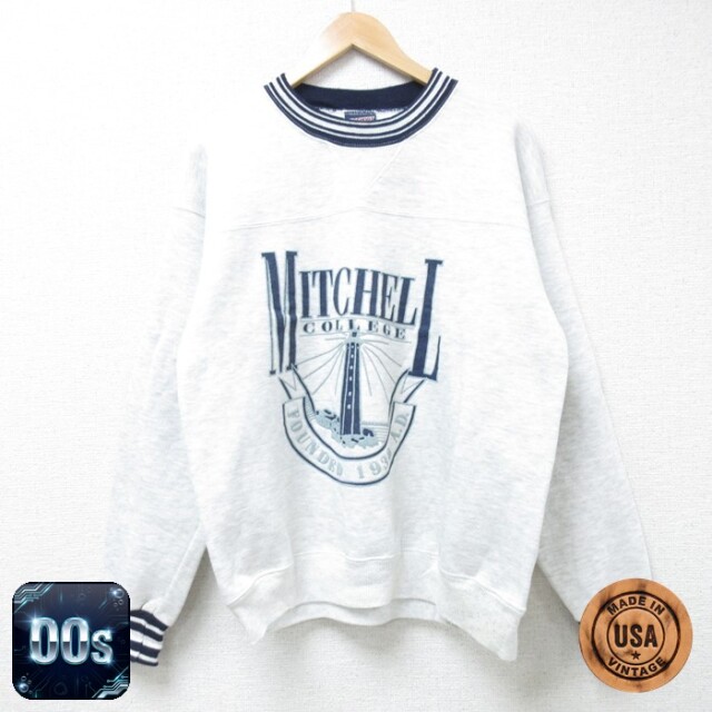 ジャンスポーツ 00s 長袖スウェット MITCHELL グレー M | 古着