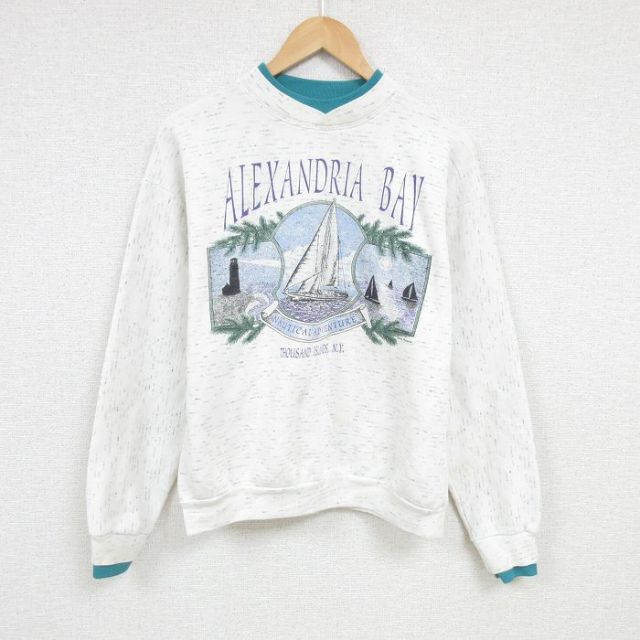 【50%OFF】00s 長袖スウェット 霜降り グレー L | 古着