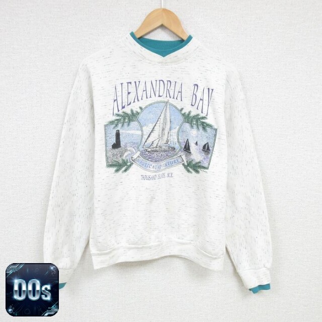 00s 長袖スウェット 霜降り グレー L | 古着