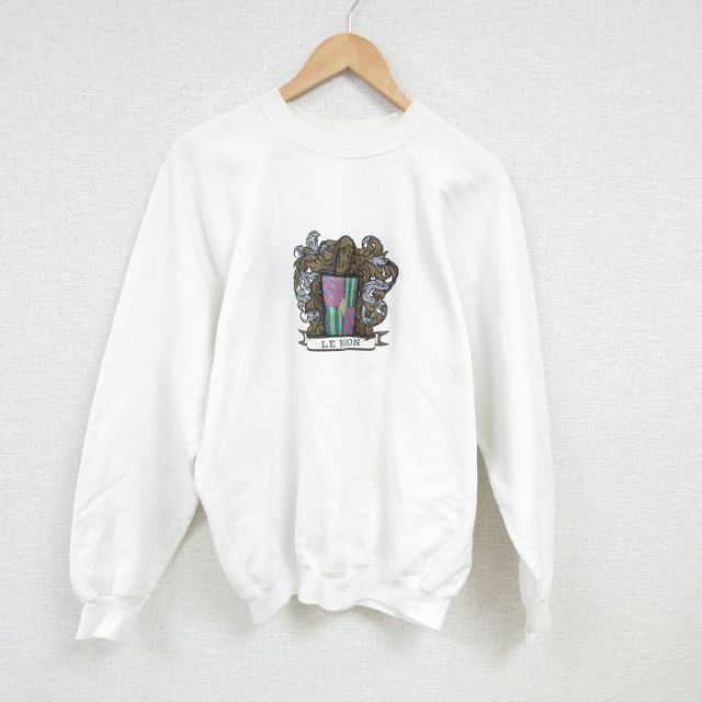 【50%OFF】ヘインズ 80s 長袖スウェット LE BARON ホワイト L | 古着