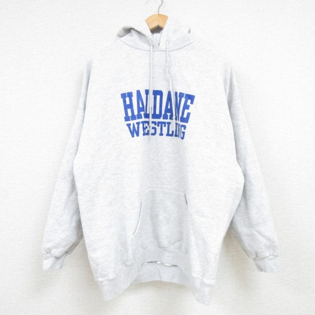 XL★古着 リー Lee 長袖 スウェット パーカー メンズ 00年代 00s HALDANE WRESTLING 薄グレー 霜降り 25feb06 中古 スエット トレーナー トップス