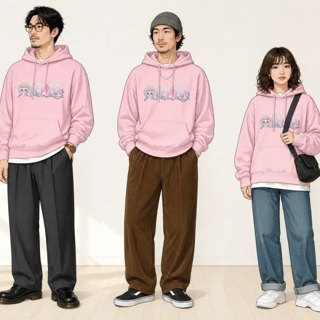 古着通販 M☆古着 長袖 スウェット パーカー メンズ 00年代 00s アニメ 