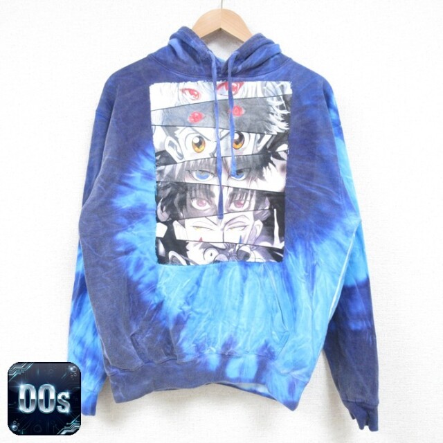 【50%OFF】00s 長袖パーカー ハンターハンター ブルータイダイ M | 古着