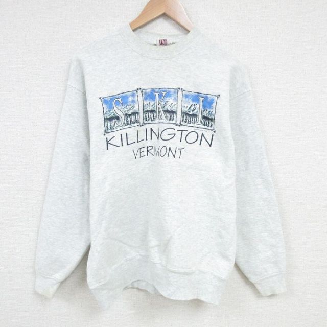 【50%OFF】90s 長袖スウェット 霜降り グレー L | 古着