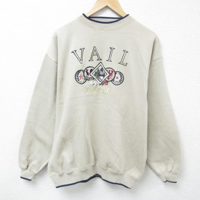 【50%OFF】コロラド 00s 長袖スウェット 薄茶 L | 古着