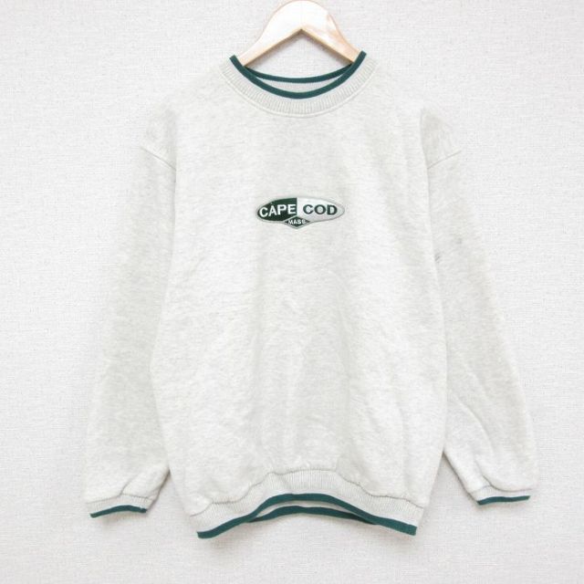 【50%OFF】00s 長袖スウェット ケープコッド グレー L | 古着