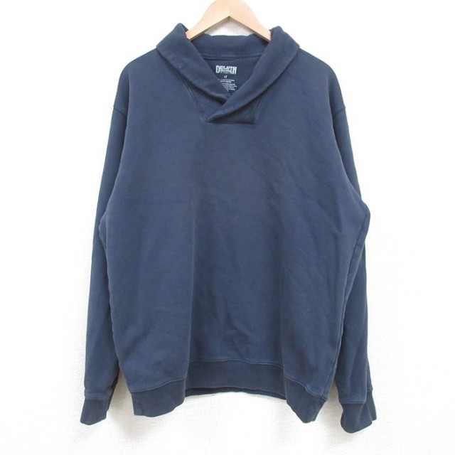 長袖スウェット ネイビー L | 古着