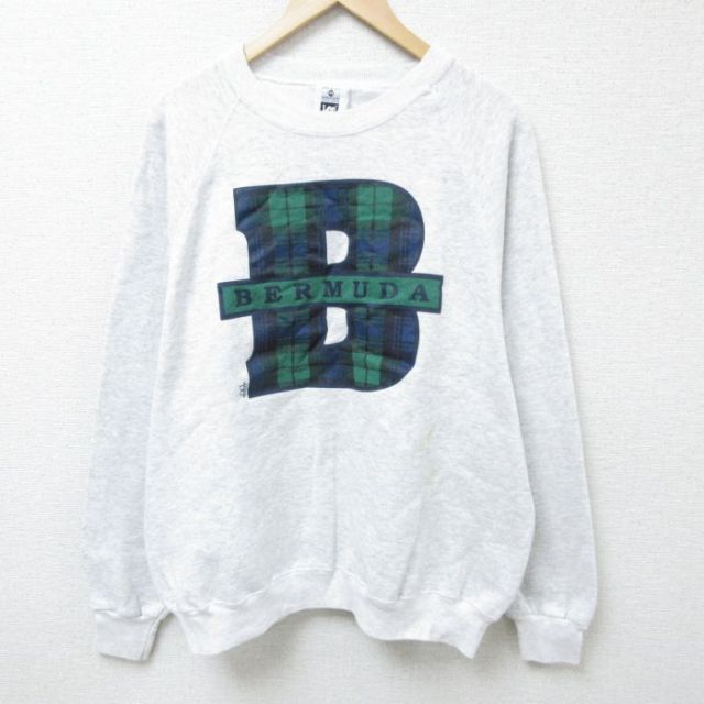 リー 90s ラグランスウェット バミューダ グレー XL | 古着