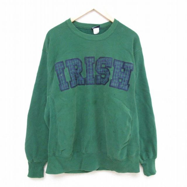 ジャンスポーツ 90s 長袖スウェット グリーン XL | 古着