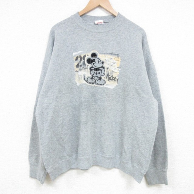 00s 長袖スウェット ディズニー グレー XL | 古着