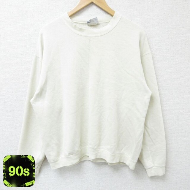 リー 90s 長袖スウェット ベージュ L | 古着