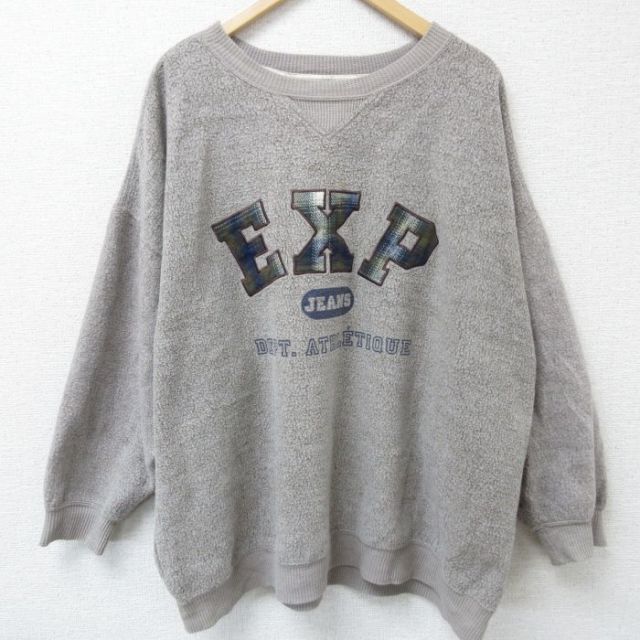 EXPRESS 00s 長袖スウェット 表起毛 ブラウン XL | 古着