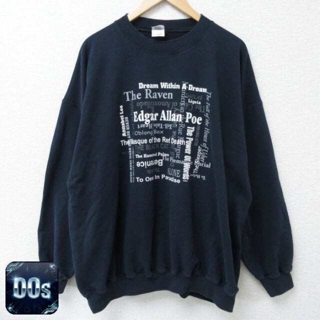 Edgar 00s 長袖スウェット ネイビー XL | 古着