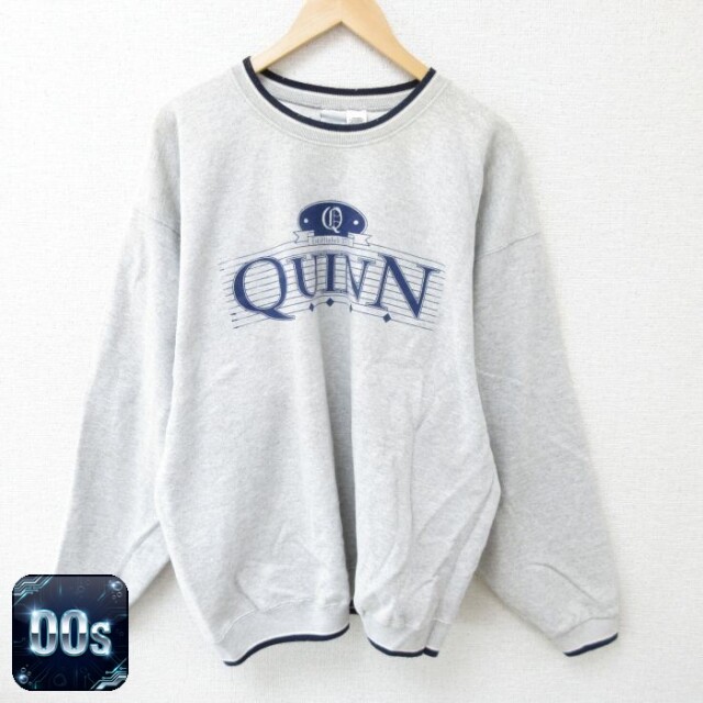 00s 長袖スウェット QUINN グレー XL | 古着