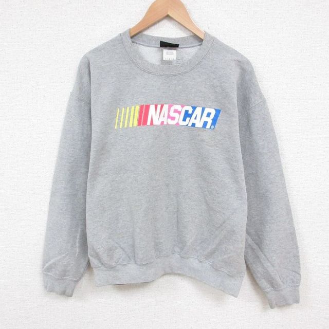 【50%OFF】00s 長袖スウェット NASCAR グレー L | 古着