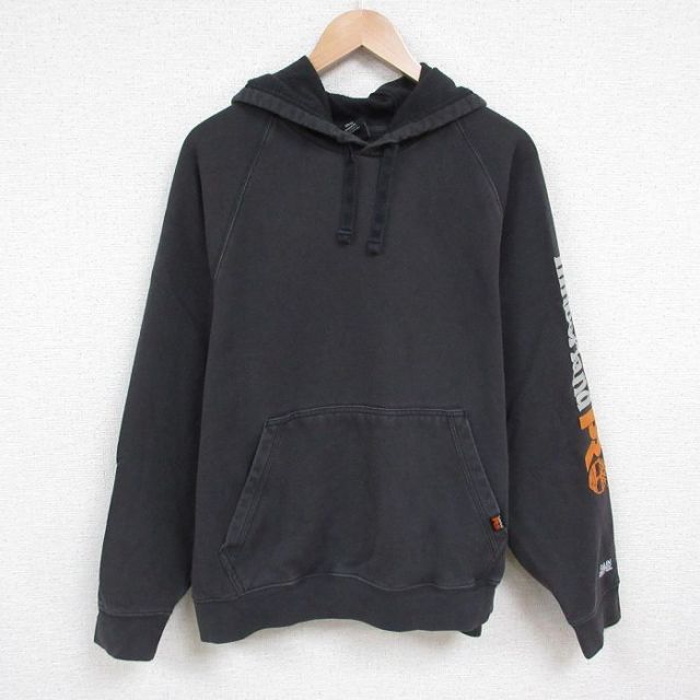 XL★古着 ティンバーランド 長袖 スウェット パーカー メンズ ラグラン 濃グレー 25jun04 中古 スエット トレーナー トップス