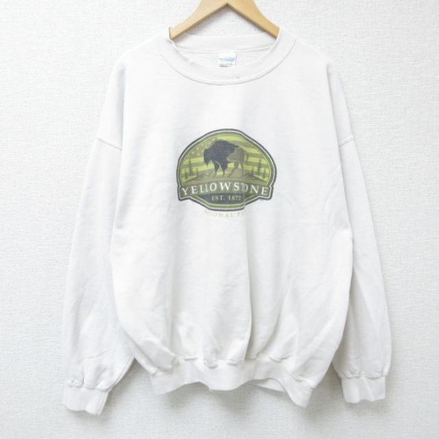 00s 長袖スウェット ホワイト XL | 古着