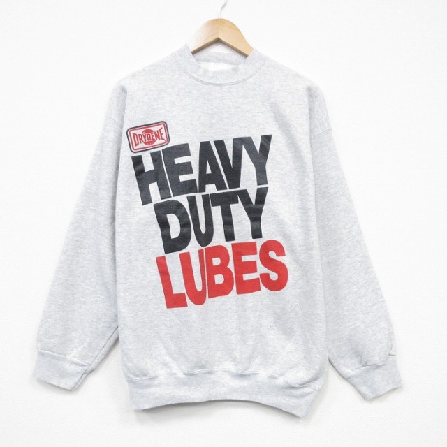XL★古着 TULTEX 長袖 スウェット メンズ 90年代 90s HEAVY クルーネック 薄グレー 霜降り 25oct03 中古 スエット トレーナー トップス