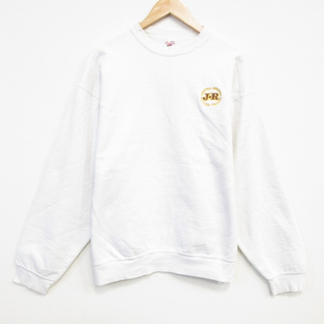 フルーツオブザルーム 90s 長袖スウェット JR ホワイト XL | 古着