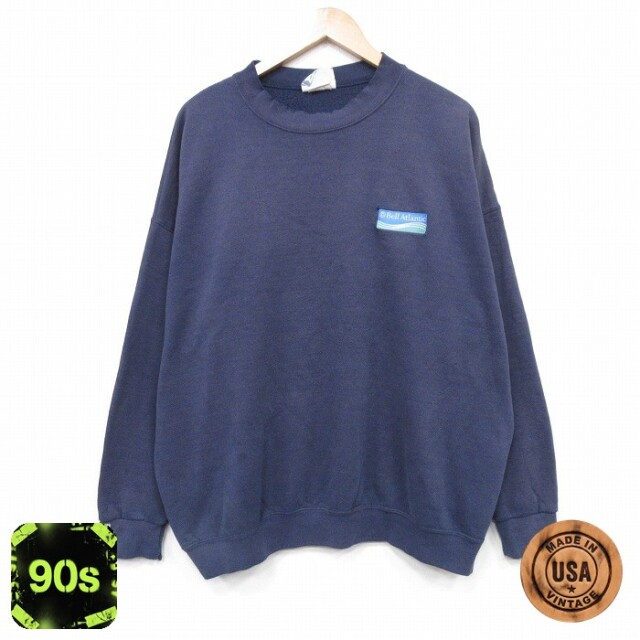 リー 90s 長袖スウェット Bell ネイビー XL | 古着