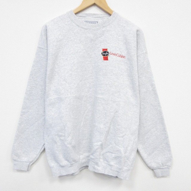 【50%OFF】90s 長袖スウェット 霜降り グレー L | 古着
