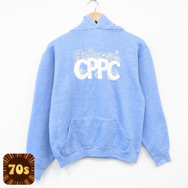 【50%OFF】ラッセル 70s 長袖パーカー CPPC ライトブルー M | 古着