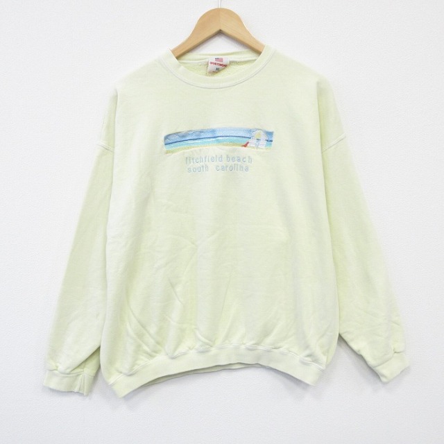 ジャージーズ 90s 長袖スウェット サウスカロライナ イエロー XL | 古着