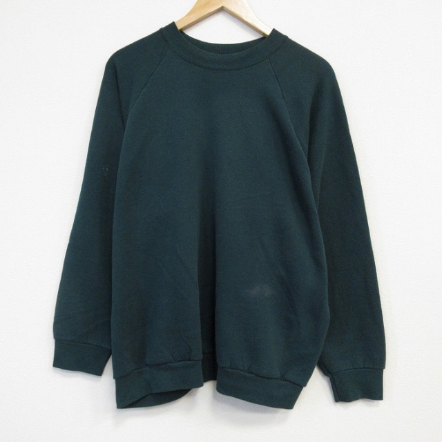 フルーツオブザルーム 90s 長袖スウェット グリーン XL | 古着