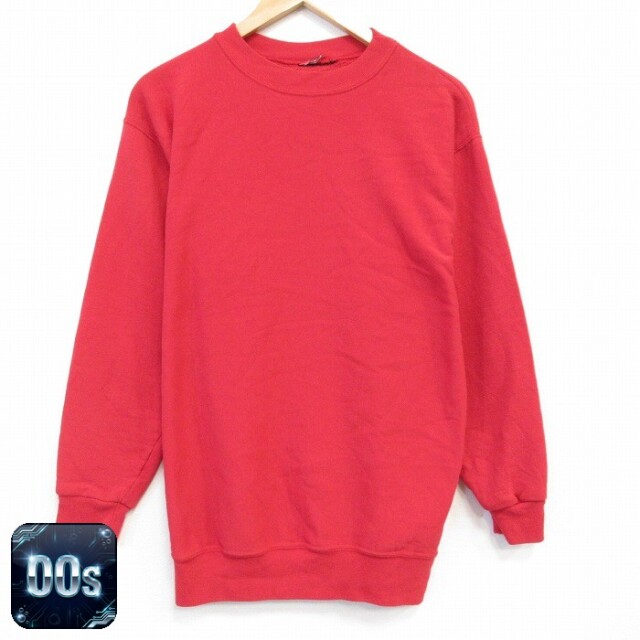 【50%OFF】00s 長袖スウェット レッド M | 古着