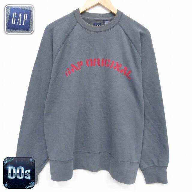 【50%OFF】ギャップ 00s 長袖スウェット ラグラン グレー XL | 古着