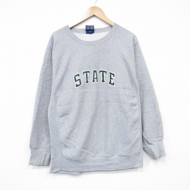 MVスポーツ 00s 長袖スウェット STATE グレー XL | 古着