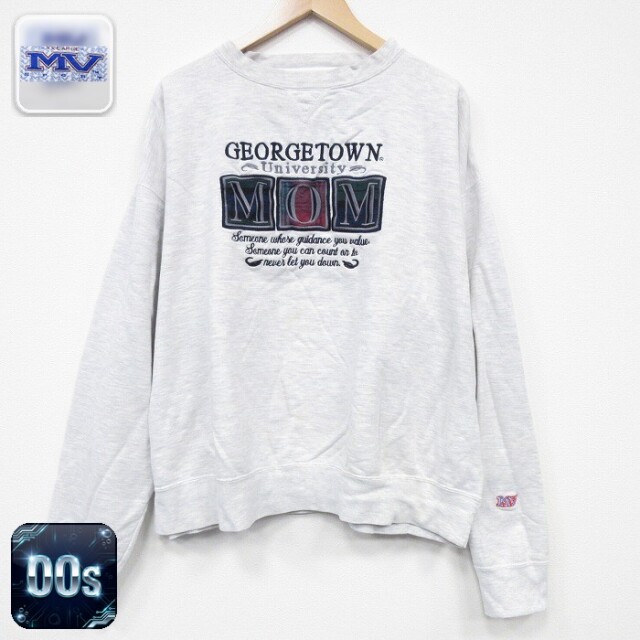 【50%OFF】MVスポーツ 00s 長袖スウェット MOM グレー XL | 古着