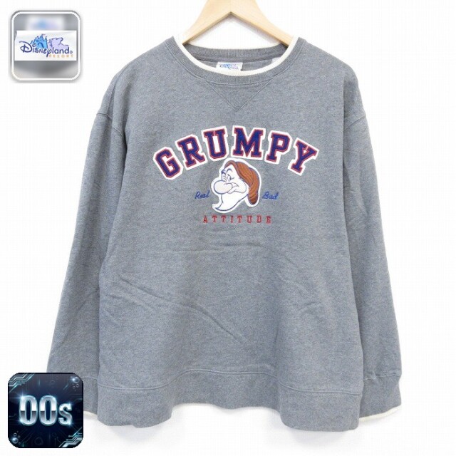 【50%OFF】ディズニー 00s 長袖スウェット しらゆきひめ グレー XL | 古着