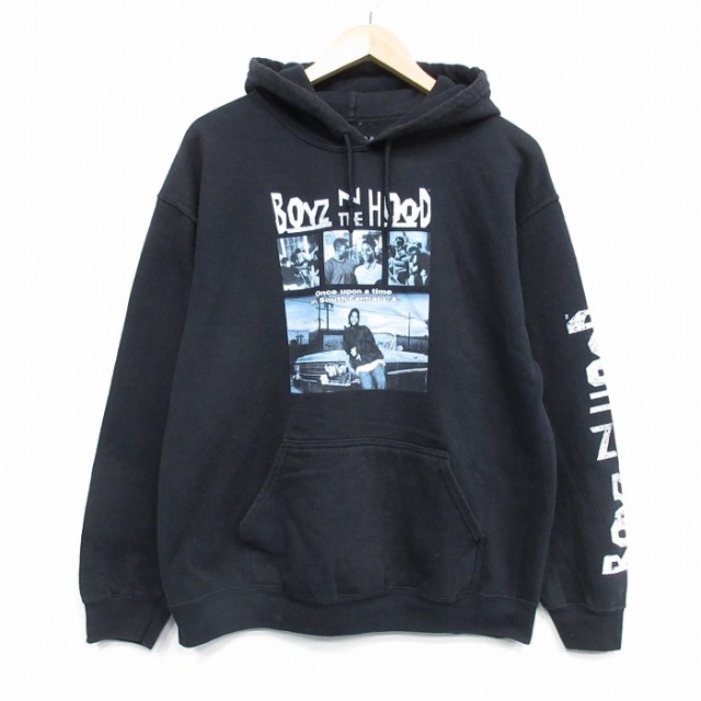 【50%OFF】リップルジャンクション 長袖パーカー ボーイズンザフッド ブラック L | 古着