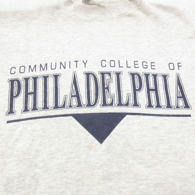 古着通販 XL☆古着 長袖 スウェット メンズ クルーネック USA製 薄