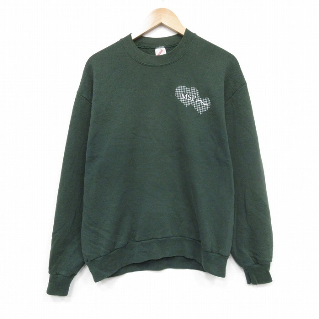 ジャージーズ 90s 長袖スウェット MSP グリーン M | 古着