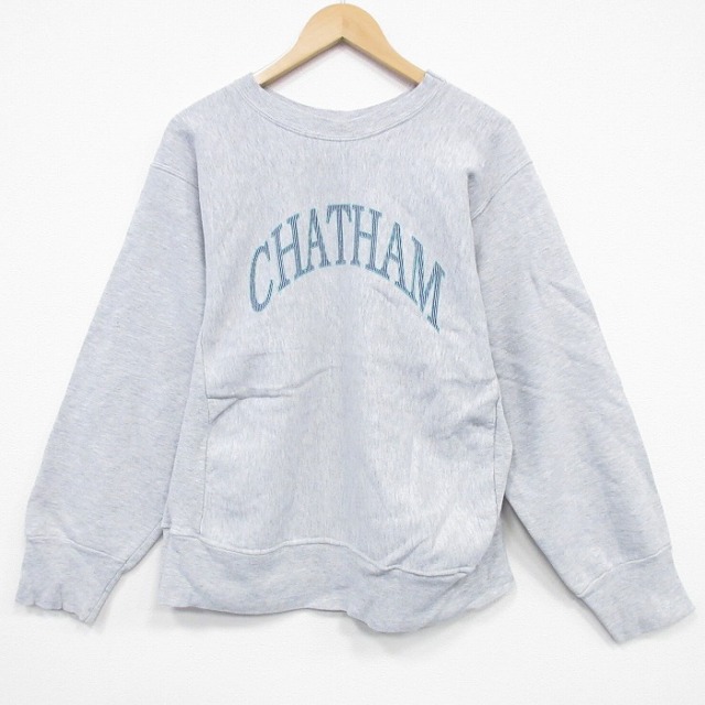 【50%OFF】チャタム 90s 長袖スウェット CHATHAM グレー L | 古着