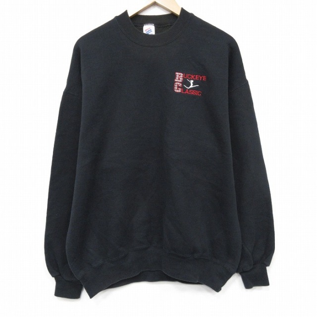ジャージーズ 90s 長袖スウェット 新体操 ブラック L | 古着